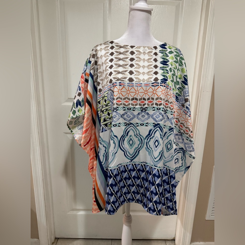 Chicos Small Multicolor Patterned Women's Top